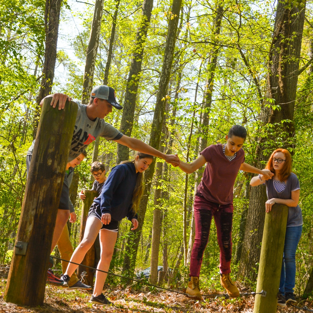 Low Ropes - Team Building Games by OAR